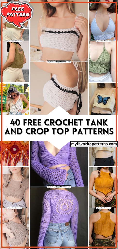 Lace Shell Crocheted Tank Top Pattern - KnitcroAddict