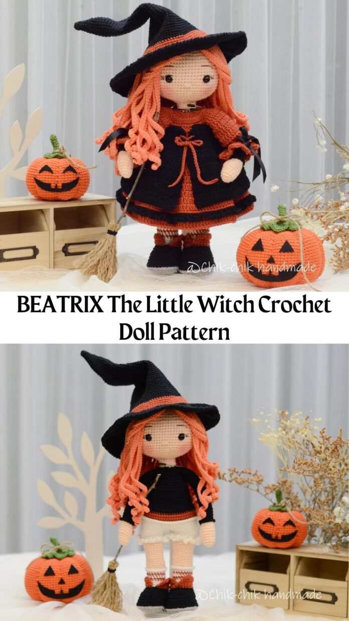 BEATRIX The Little Witch Crochet Doll Pattern