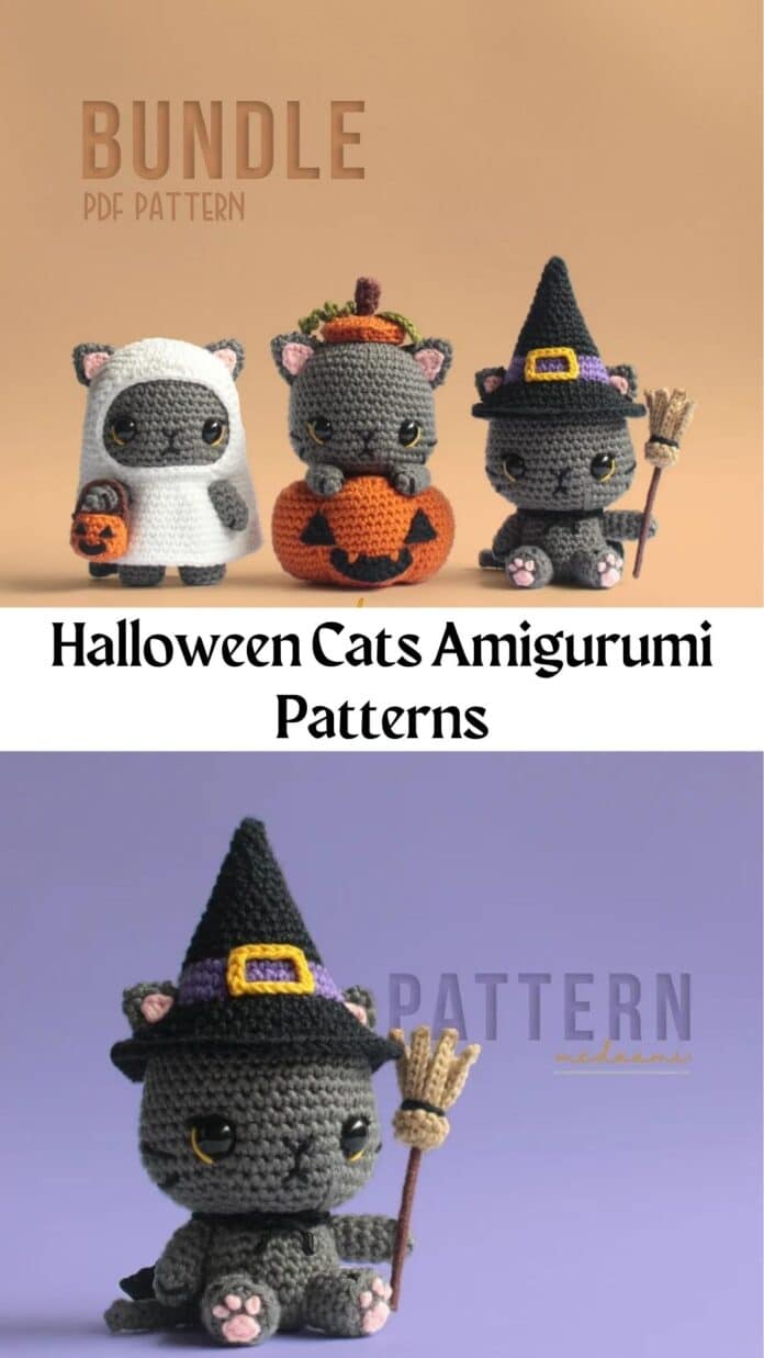 Halloween Cats Amigurumi Patterns