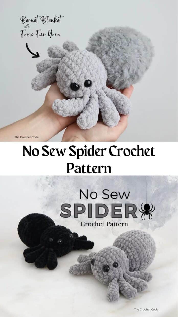 No Sew Spider Crochet Pattern