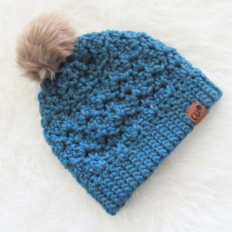 1-Hour Crochet Beanie Pattern