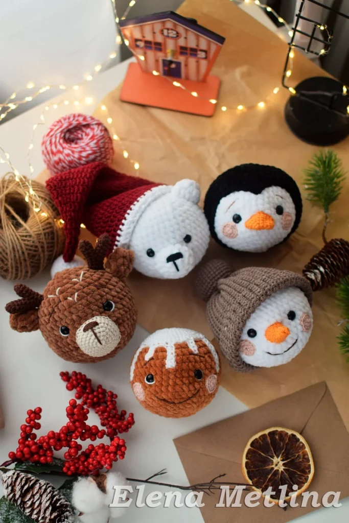 Crochet Christmas Ornaments Pattern