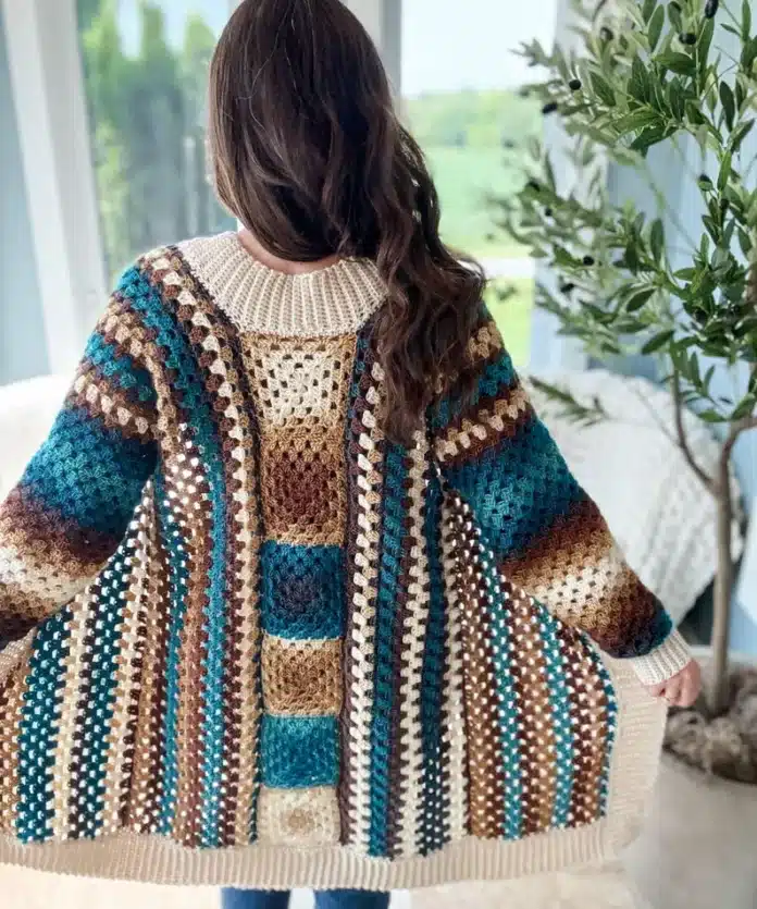 Cascade Mountain Crochet Cardigan Pattern