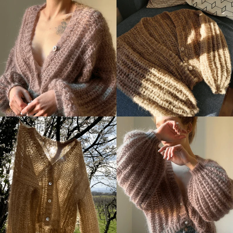 Celeste Cardigan Crochet PDF Pattern