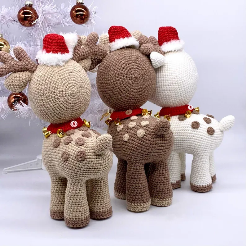 Christmas Reindeer Crochet Pattern PDF