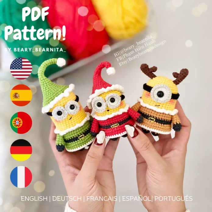 Christmas Yellow Buddies Crochet Pattern