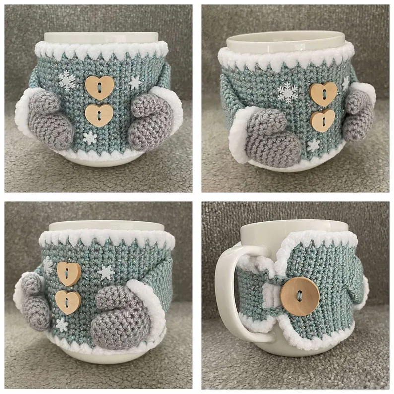 Crochet Christmas Mug Jumper Pattern