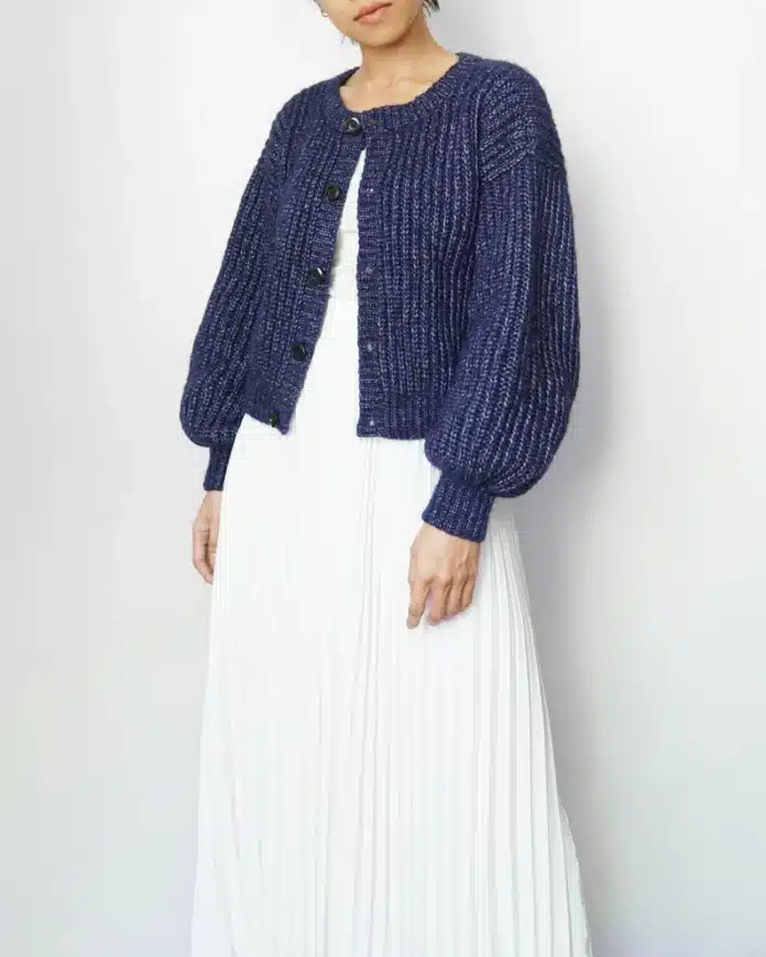 Crochet Ribbed Cardigan Pattern