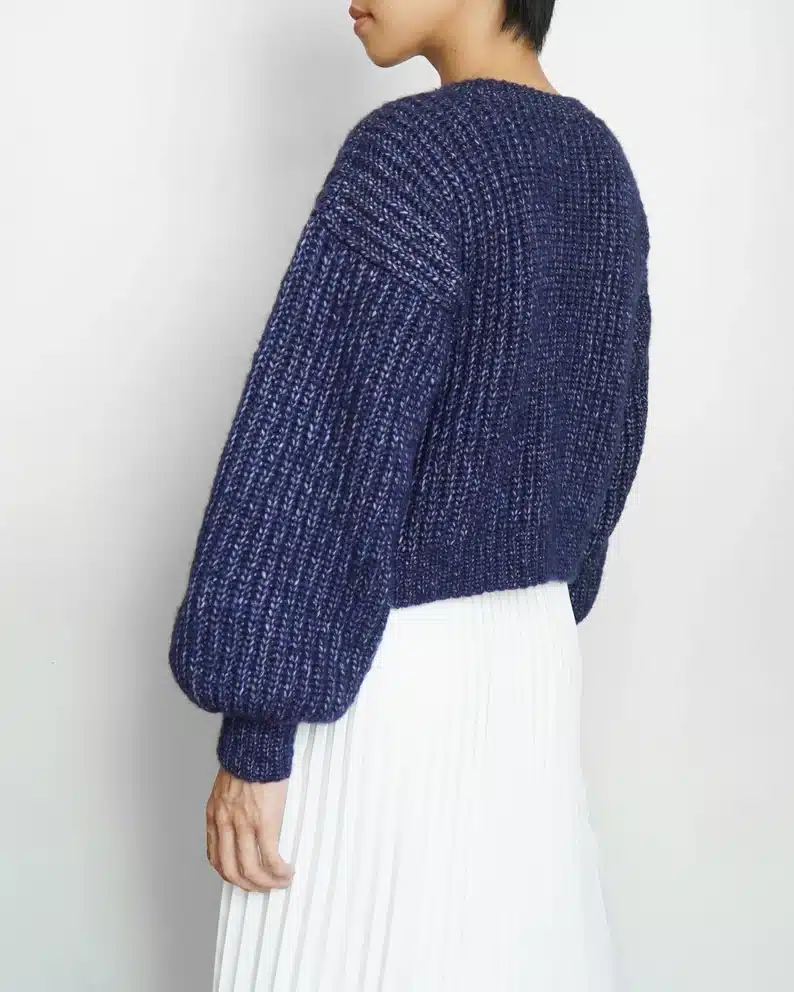 Crochet Ribbed Cardigan Pattern