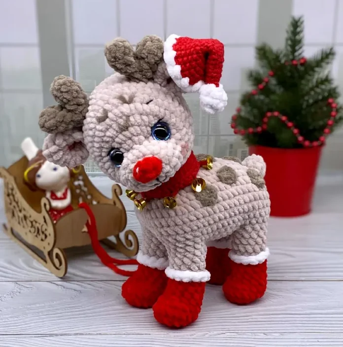 Crochet reindeer pattern