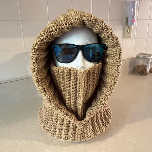 Easy Crochet Balaclava Hoodie Pattern