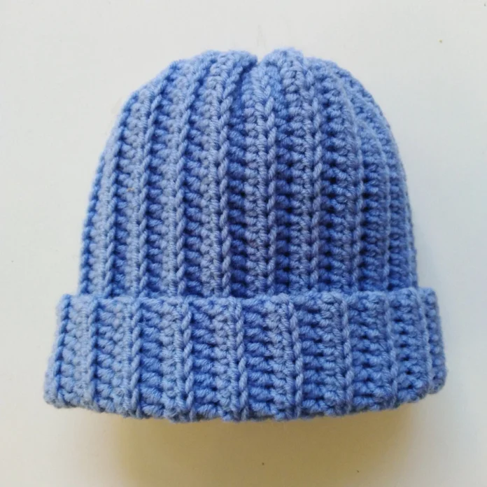 Easy Crochet Ribbed Hat Pattern for All Ages