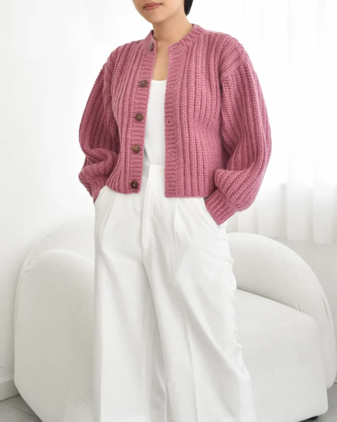 Easy Modern Crochet Cardigan Pattern