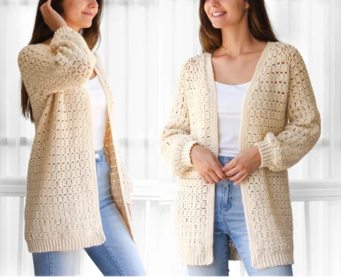 Ella Crochet Cardigan Pattern