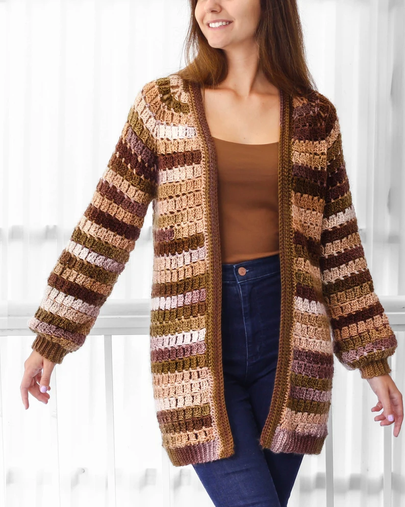 Ella Crochet Cardigan Pattern