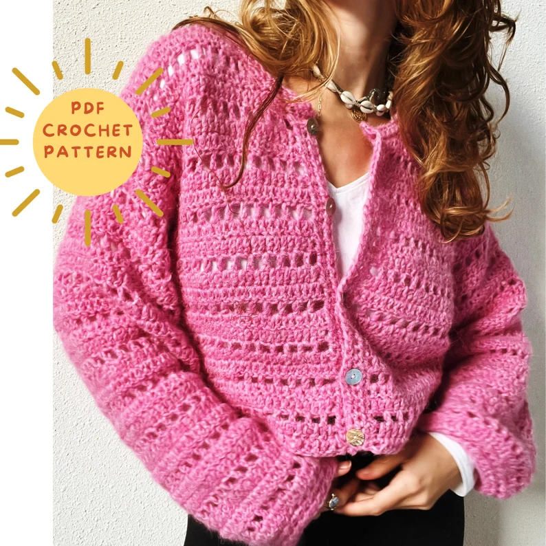 Eternal Seasons Cardigan Crochet Pattern