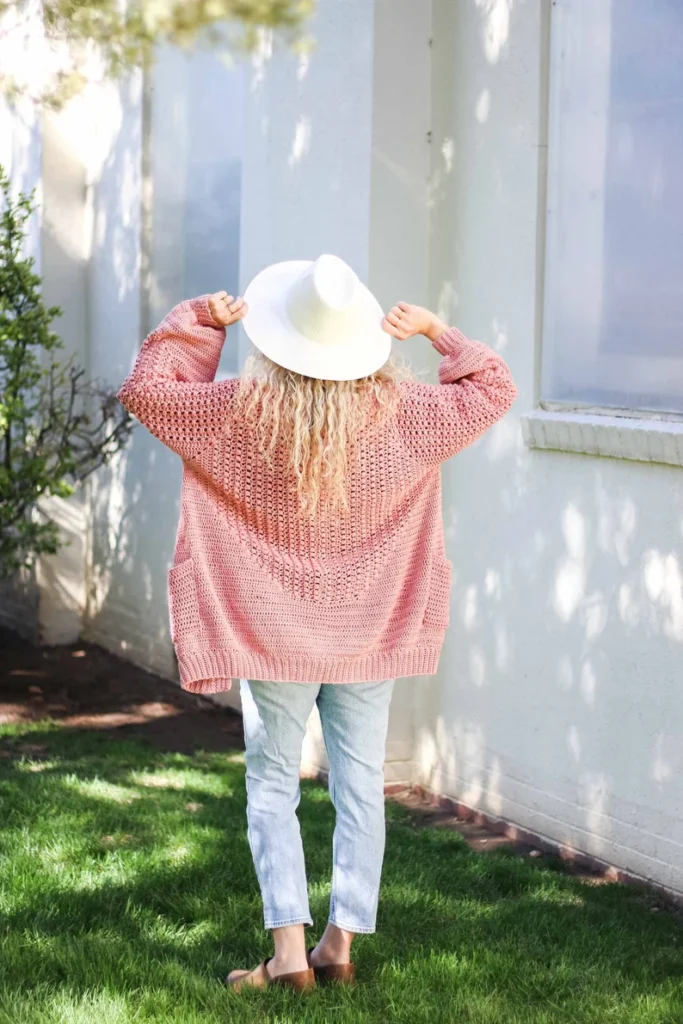 Mezzo Cardigan Pattern - Easy Hexagon Crochet