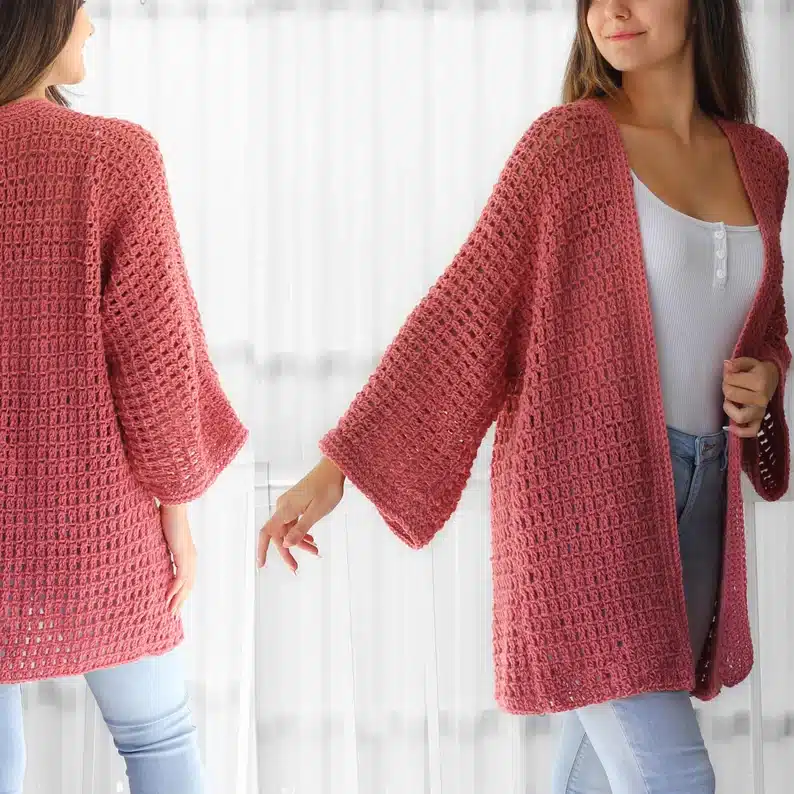 Nala Crochet Cardigan Pattern PDF