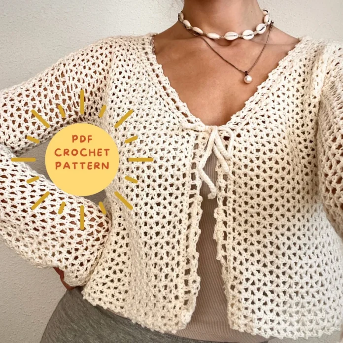 Nellie Crochet Cardigan Pattern