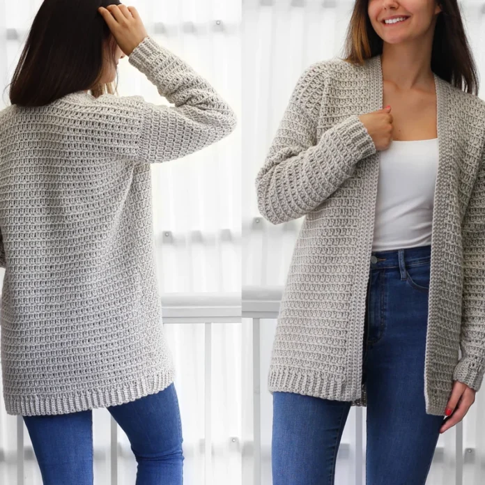 Olivia Crochet Cardigan - 7 Sizes Pattern