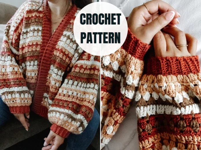 Riverbed Cardigan Crochet Pattern