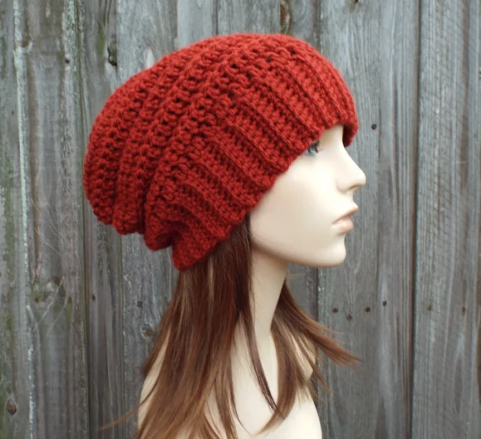 Slouchy Beanie Crochet Pattern