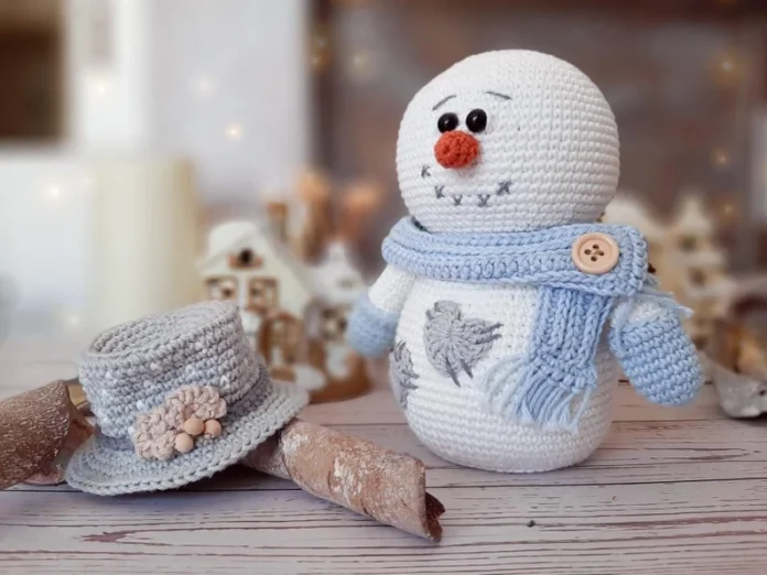 Snowman Amigurumi Crochet Pattern PDF