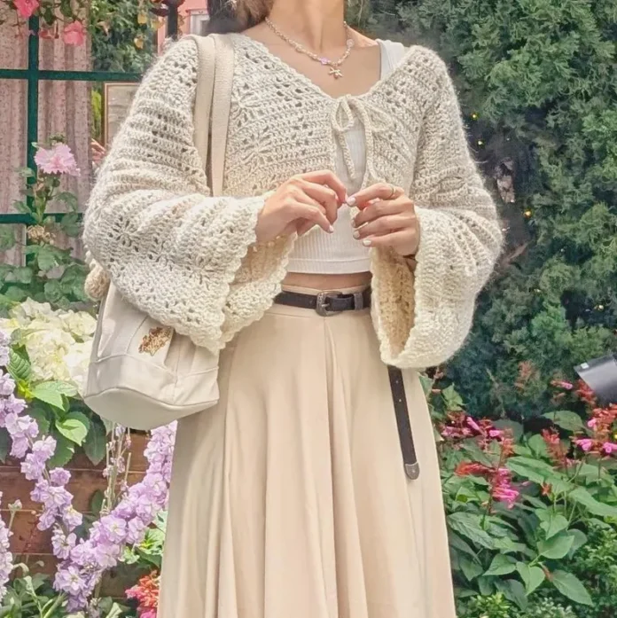 Spring Song Crochet Cardigan PDF pattern