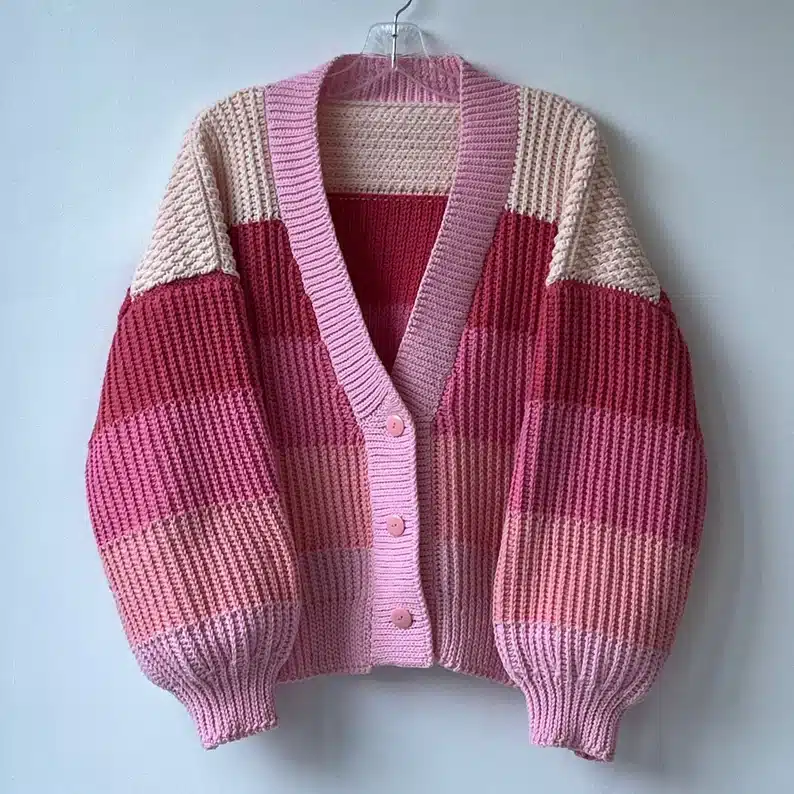 Sunny Cardigan Crochet Pattern PDF