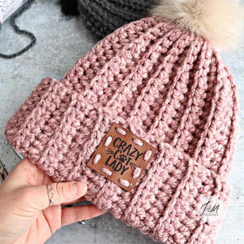 The Cozy Cabin Beanie Crochet Hat Pattern