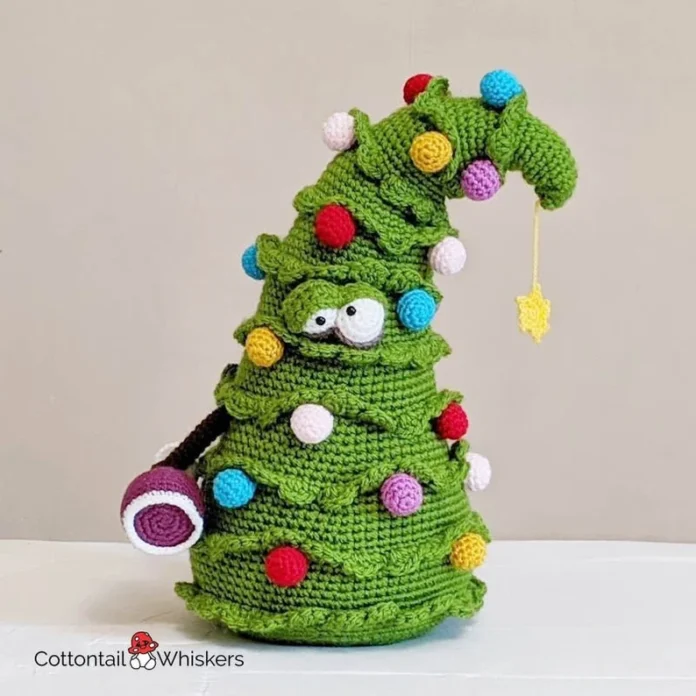 Trevor the Christmas Tree Easy Crochet Pattern PDF