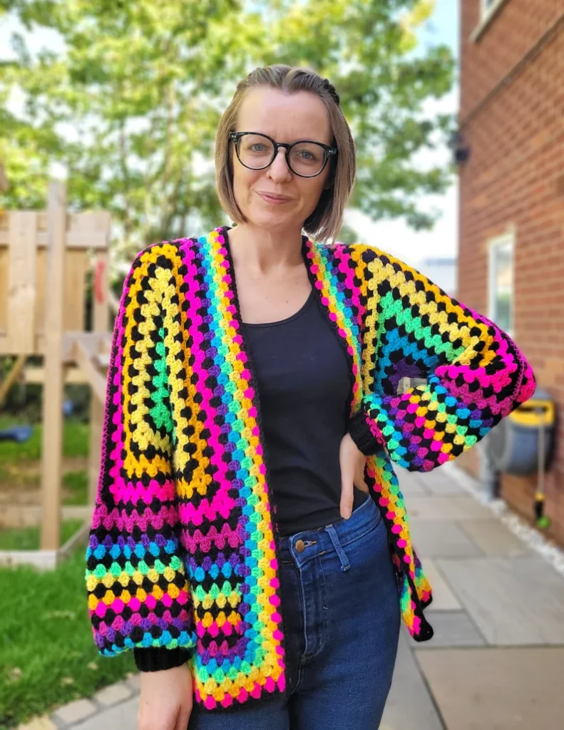 Unique Granny Hexagon Cardigan Crochet Pattern MyFavoritePatterns