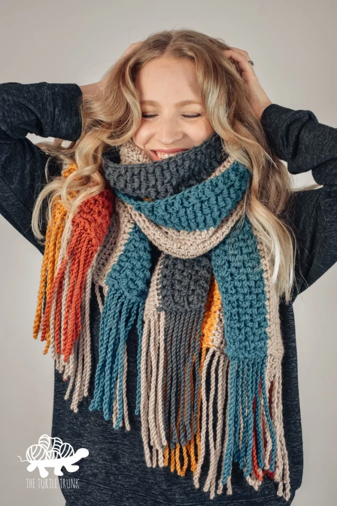 Bonfire Scarf Crochet Pattern PDF