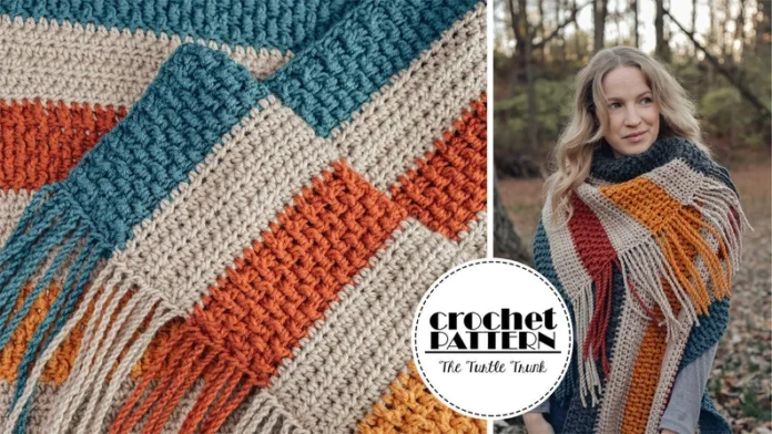 Bonfire Scarf Crochet Pattern PDF