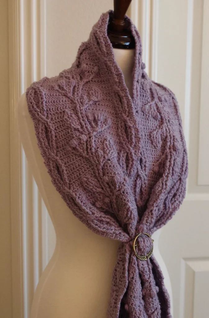 Celtic Garden Crochet Scarf Pattern