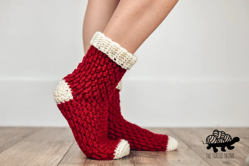 Country Cottage Socks Crochet Pattern