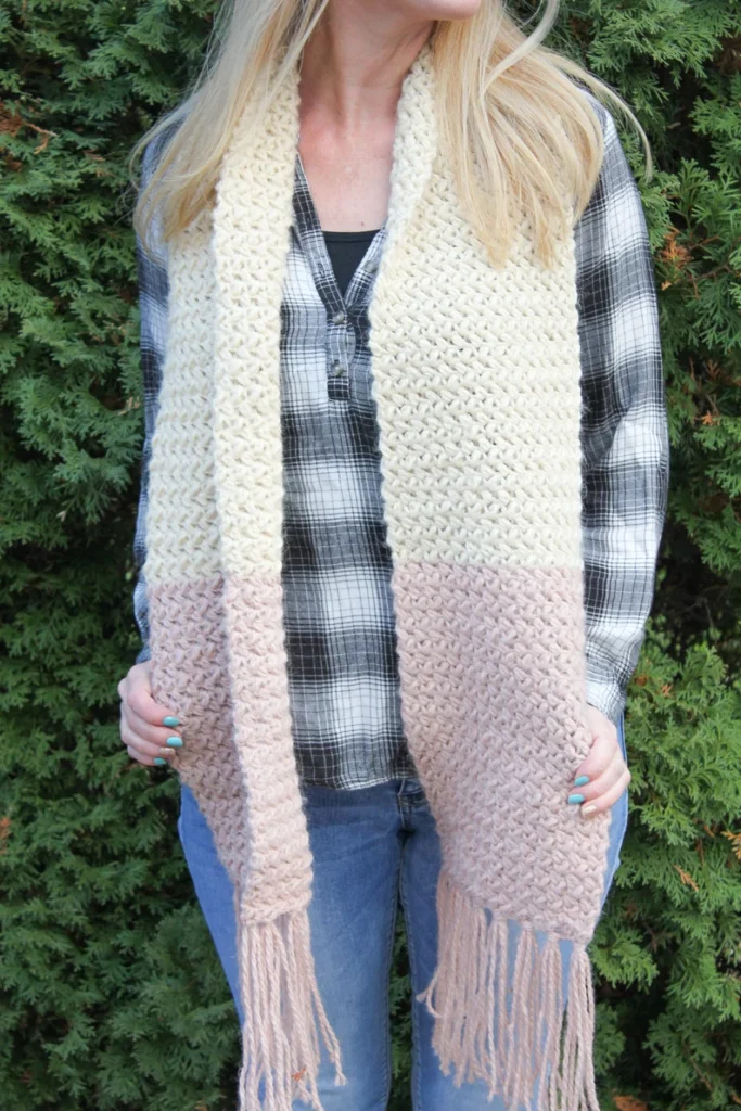 Cozy Bean Crochet Scarf Pattern