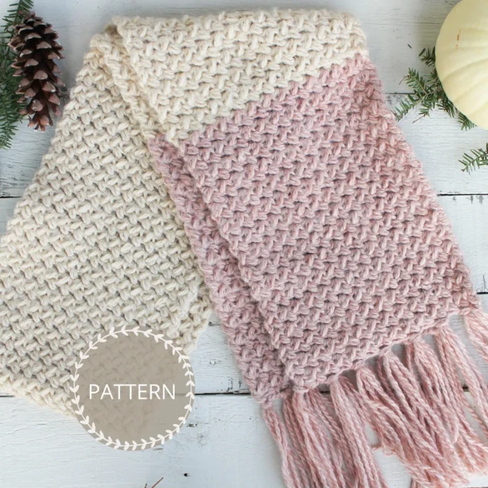 Cozy Bean Crochet Scarf Pattern