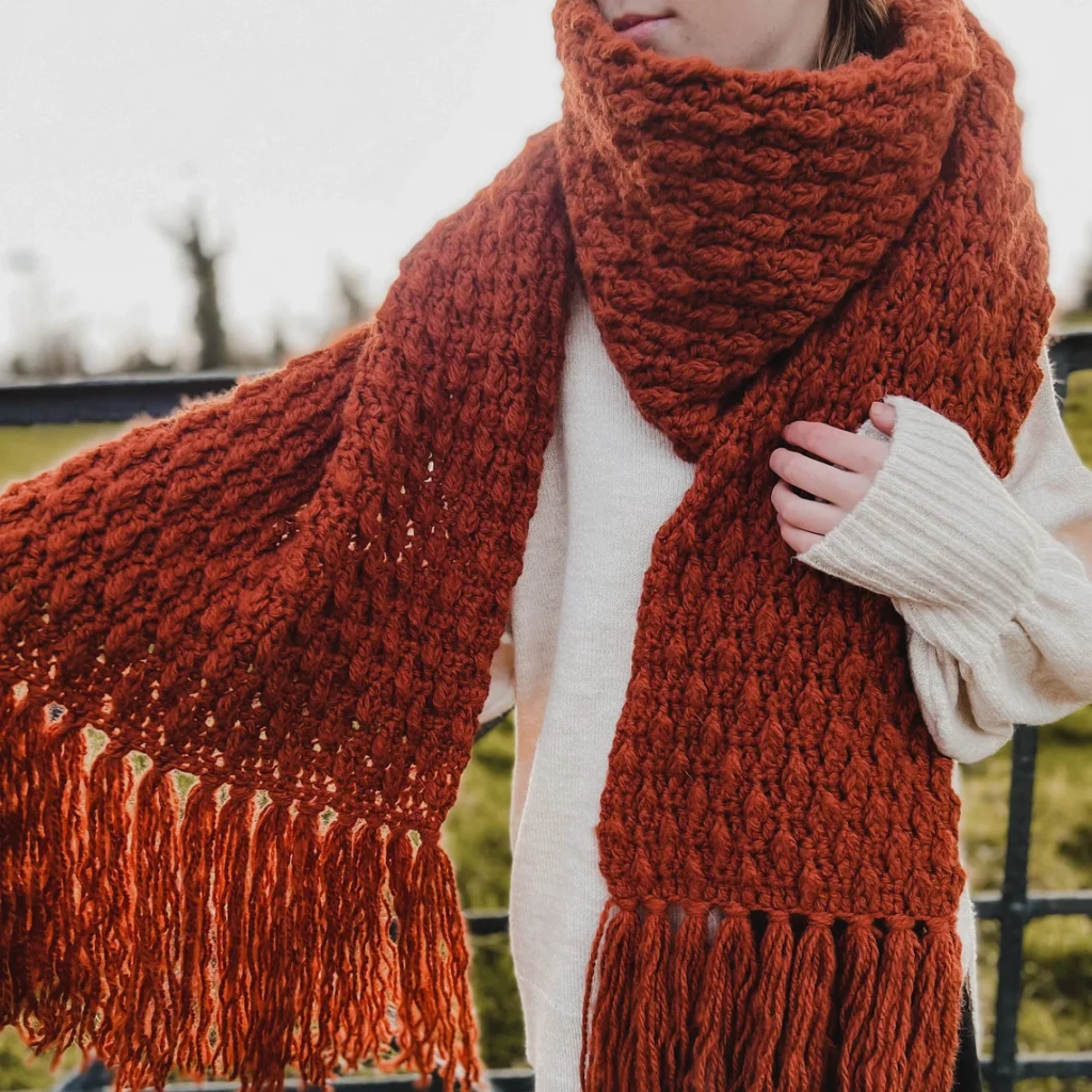 Cozy Oversized Crochet Scarf Pattern