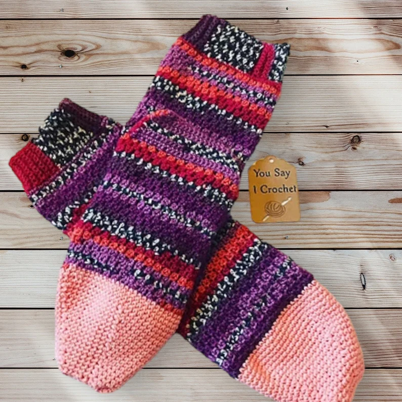 Crochet Pattern for Crochet Socks