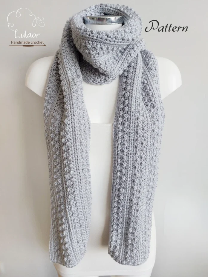 Easy Crochet Scarf Pattern PDF