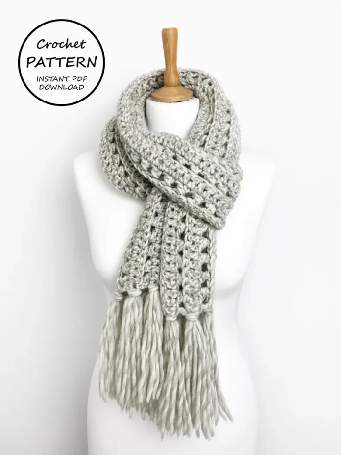 Emma Scarf Crochet Pattern PDF