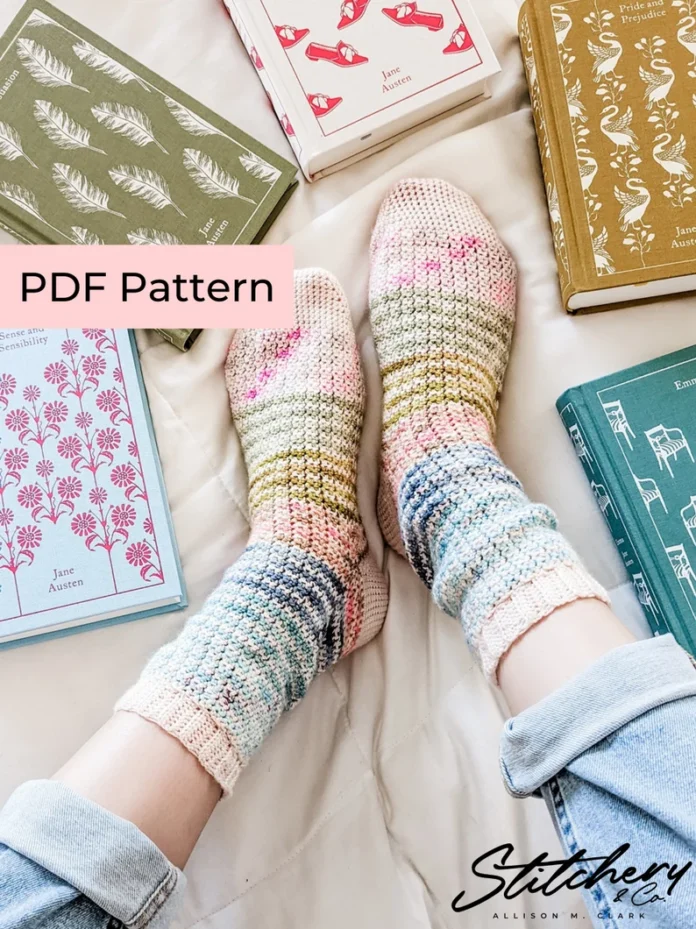 Janie Socks Crochet Pattern