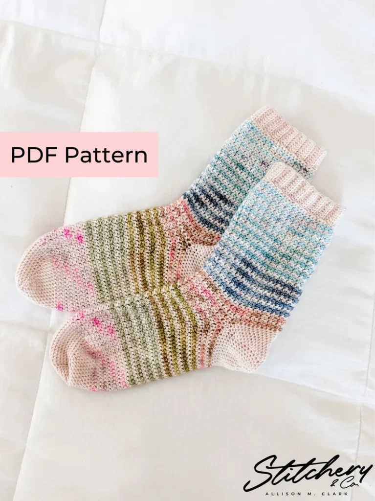 Janie Socks Crochet Pattern