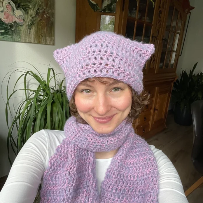 Kitty Scarf Crochet Pattern PDF