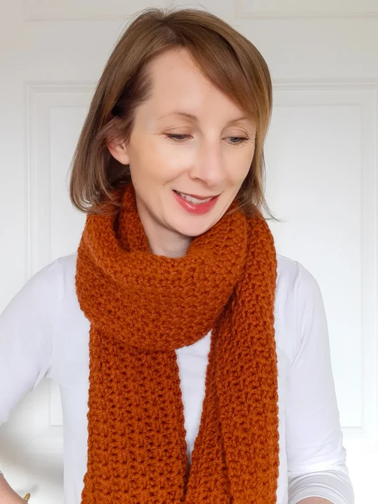 Ridge Walk Scarf Crochet Pattern