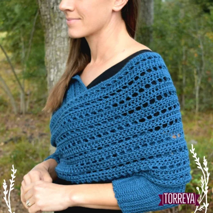 Shady Grove Sleeve Scarf Crochet Pattern