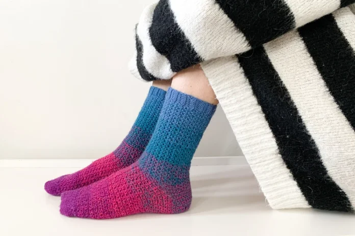 Step On Crochet Sock Pattern