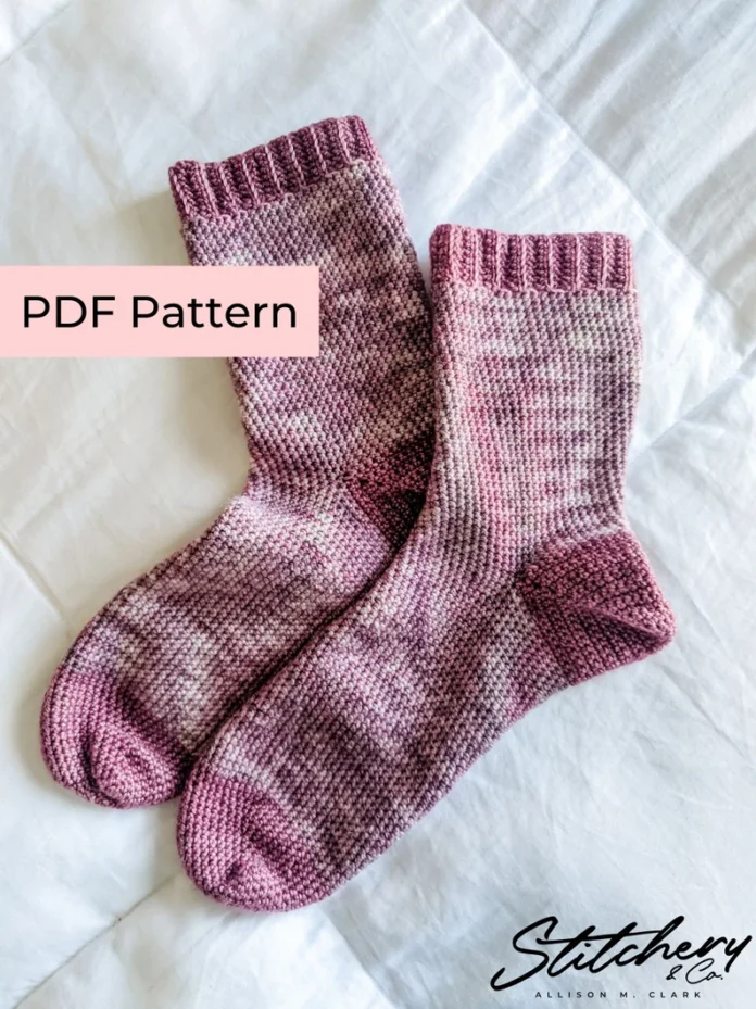 Classic Socks crochet pattern