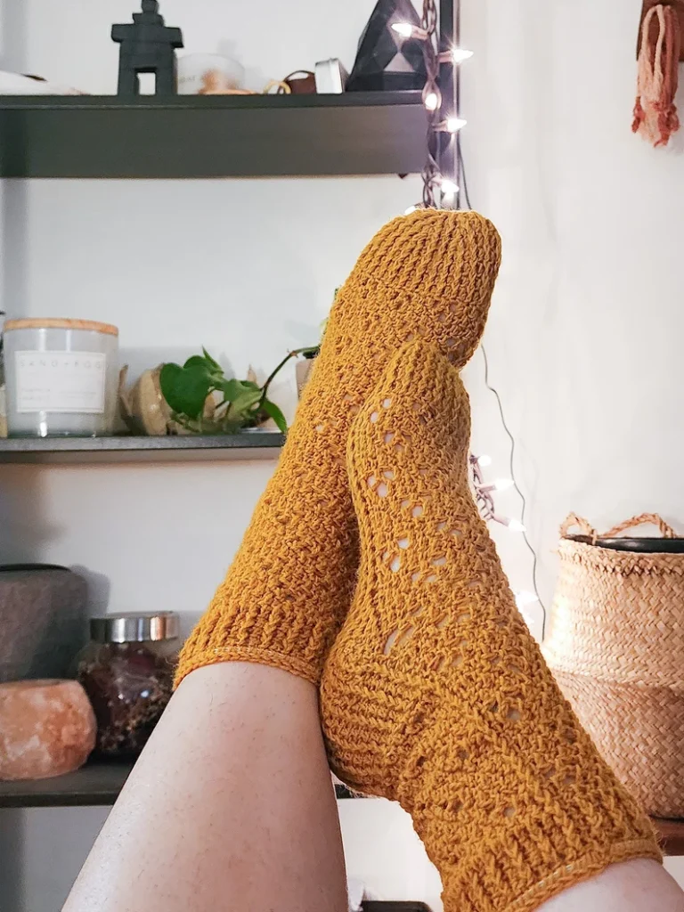 Whistling in the Dark Crochet Socks Pattern